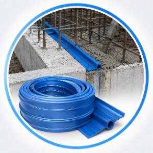 Băng cản nước PVC chống thấm mạch ngừng bê tông